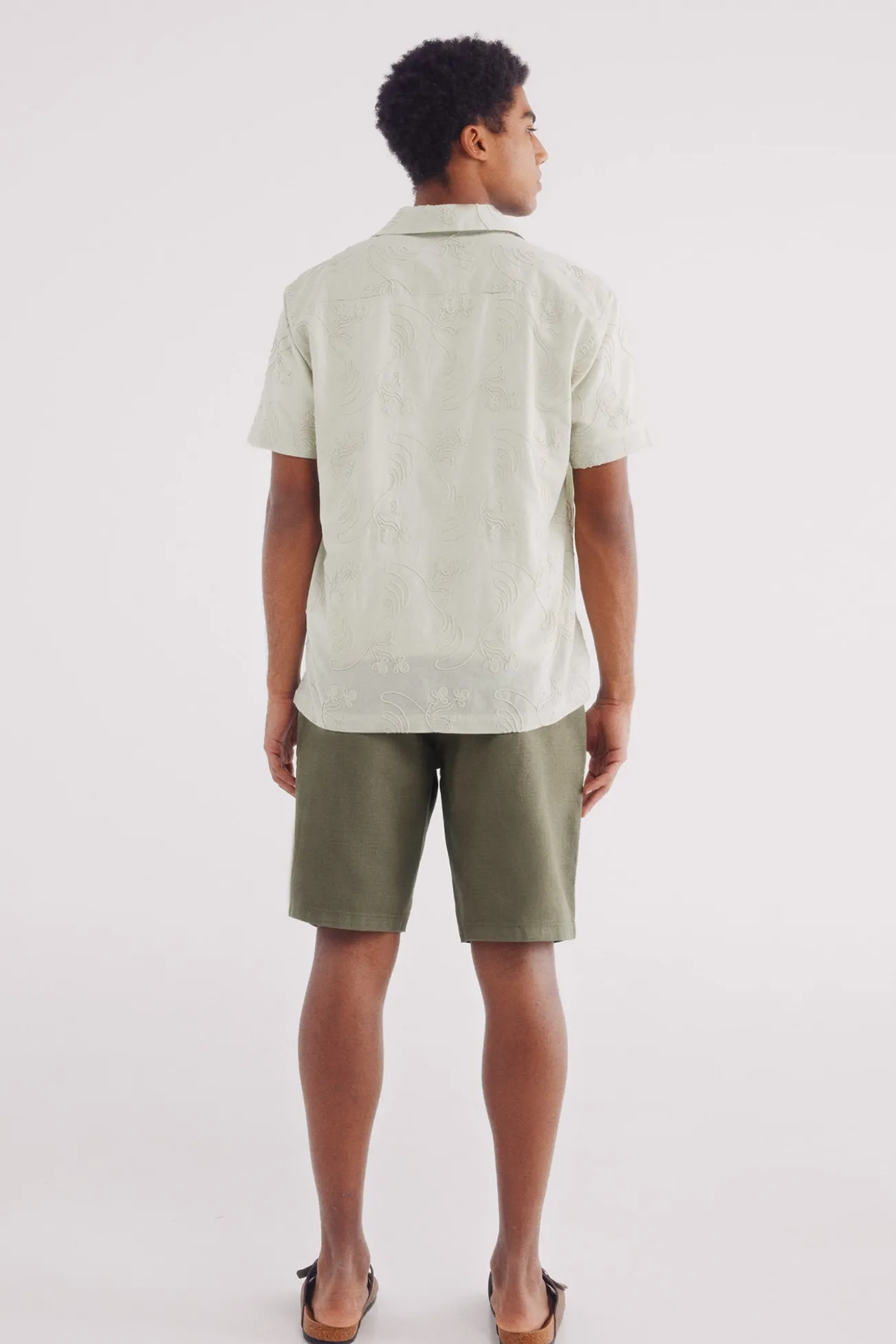 Bermuda algodão comfort fit