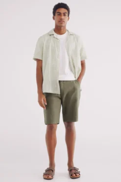 Bermuda algodão comfort fit