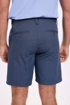 Bermuda de algodão micro estampada