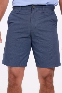Bermuda de algodão micro estampada