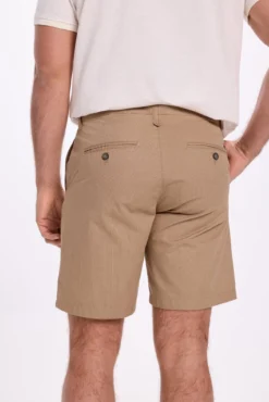 Bermuda de algodão micro estampada