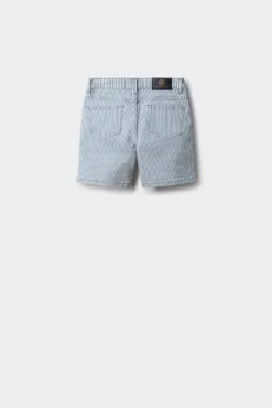 Bermuda denim riscas para meninos