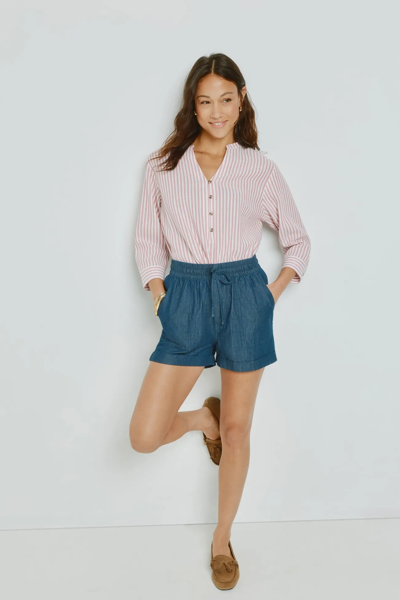 Bermuda jeans regular fit