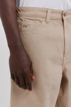 Bermudas 5 bolsos lavagem straight fit