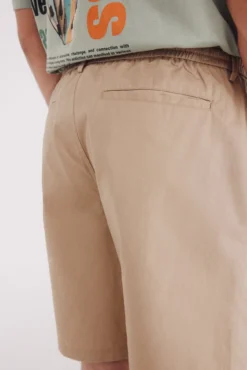 Bermudas de popelina com ajuste confortável