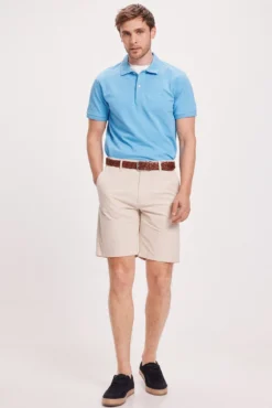 Bermudas Lisas Lino