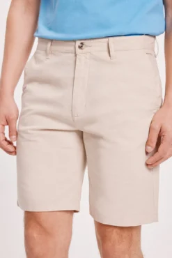 Bermudas Lisas Lino