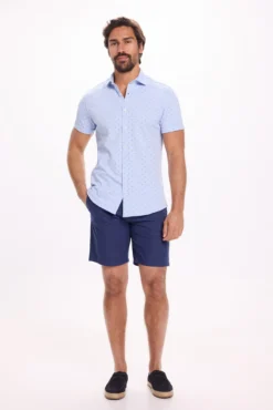 Bermudas Lisas Lino