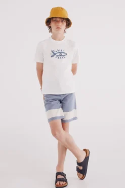 Bermudas tie-dye para meninos