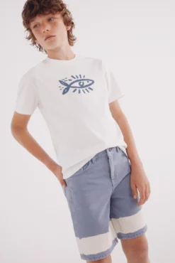 Bermudas tie-dye para meninos