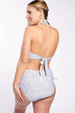 Biquíni pré-mamã com estampado de brilhos