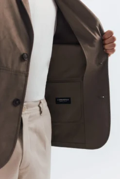 Blazer com efeito camurça
