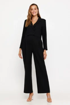 Blazer com glitter maternity