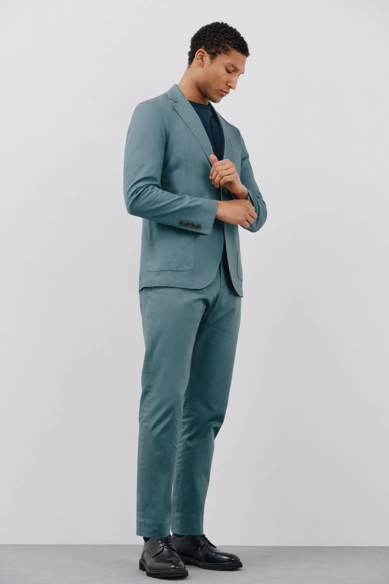 Blazer de algodão e linho