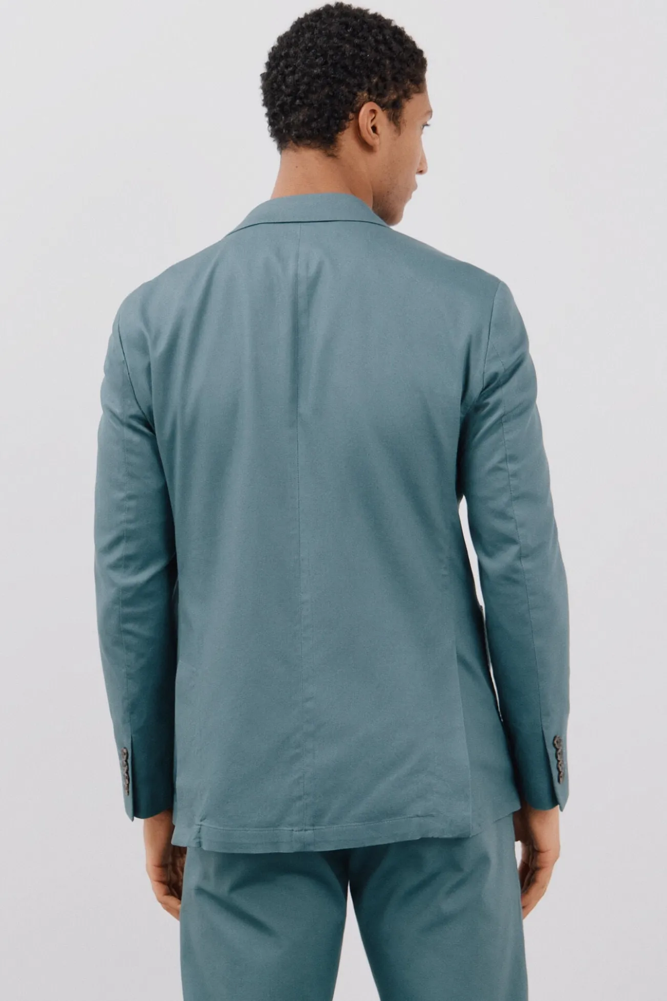 Blazer de algodão e linho