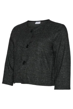 Blazer de gola redonda para maternity