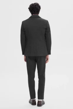 Blazer de homem corte slim tecido estilo jersey
