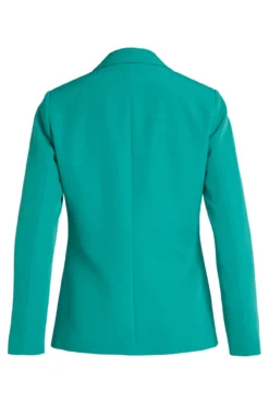 Blazer de manga comprida corte clássico