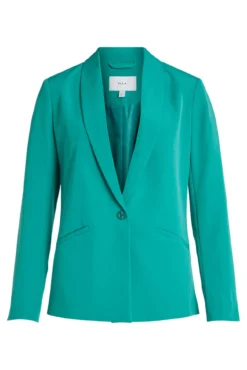 Blazer de manga comprida corte clássico