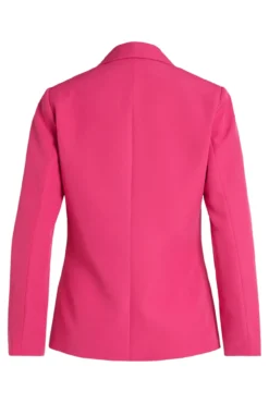 Blazer de manga comprida corte clássico