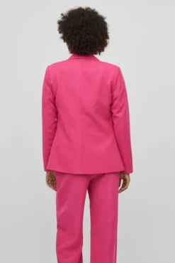 Blazer de manga comprida corte clássico