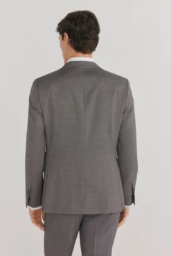 Blazer estilo olho de pássaro com dois elásticos e corte slim