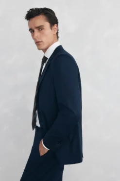 Blazer liso bi-elástico sob medida