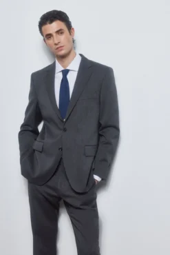 Blazer liso bi-elástico sob medida