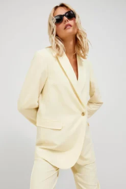 Blazer regular dupla abotoadura