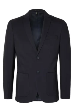 Blazer Slim Fit estilo malha confecionado com Lenzing Ecovero