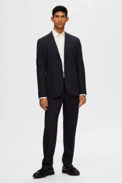 Blazer Slim Fit estilo malha confecionado com Lenzing Ecovero