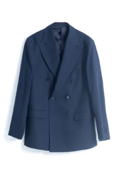Blazer trespassado duplo slim fit