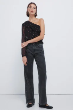 Blusa assimétrica