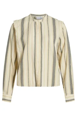 Blusa com bordado de algodão