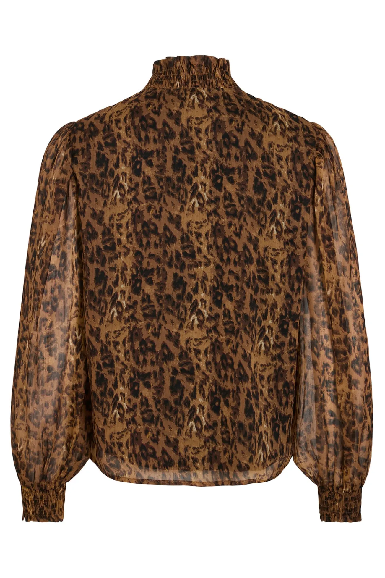 Blusa de chiffon estampada