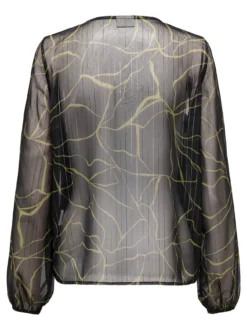 Blusa de lurex manga comprida