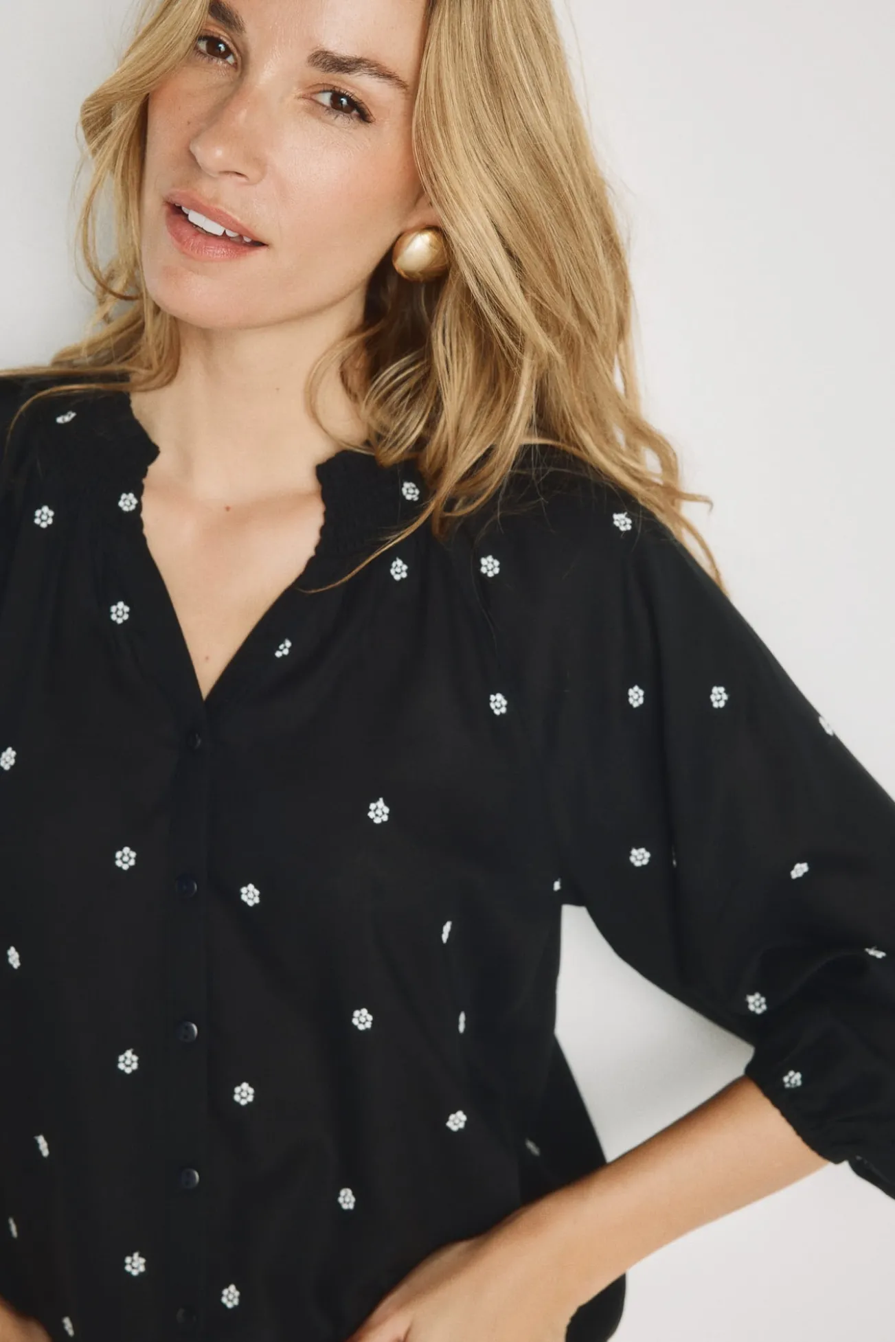Blusa de manga comprida