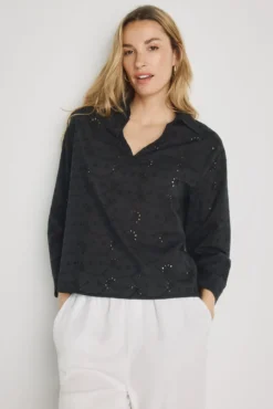 Blusa de manga comprida