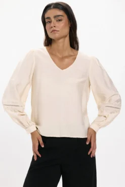 Blusa de manga comprida