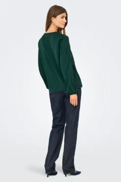 Blusa de manga comprida com punhos elásticos