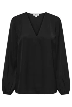 Blusa de manga comprida com punhos elásticos