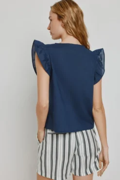 Blusa de manga curta