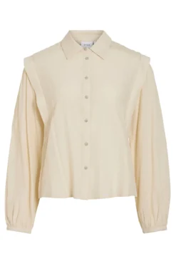 Blusa de viscose com detalhes em lurex