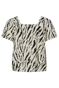 Blusa estampagem animal