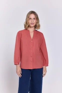 Blusa esvoaçante margarida