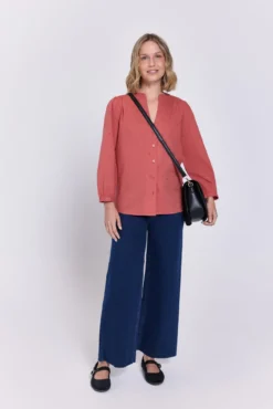 Blusa esvoaçante margarida