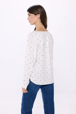 Blusa fluída lúrex