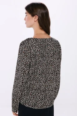 Blusa fluída lúrex