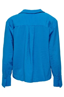 Blusa fluida gola em bico