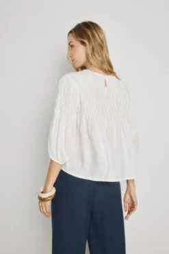Blusa gola redonda